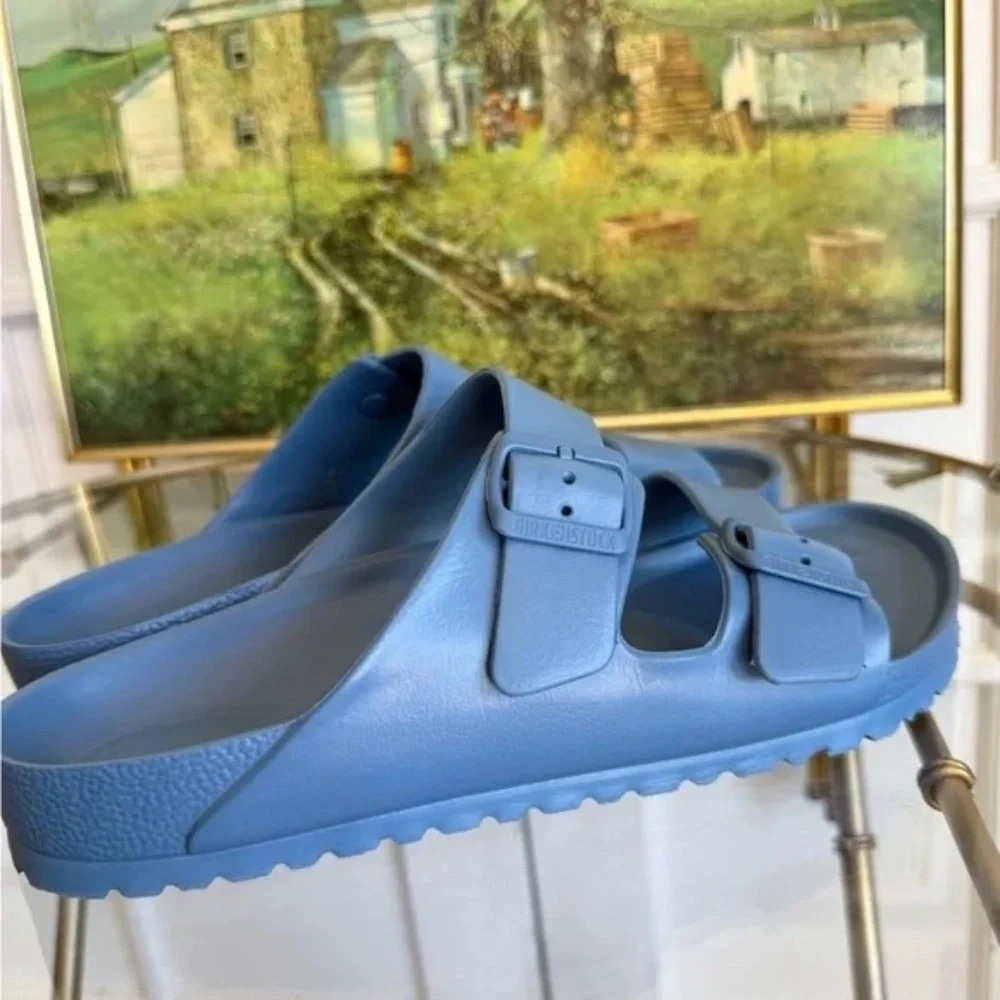 New! BIRKENSTOCK Arizona Essentials EVA  sky blue  SZ 43